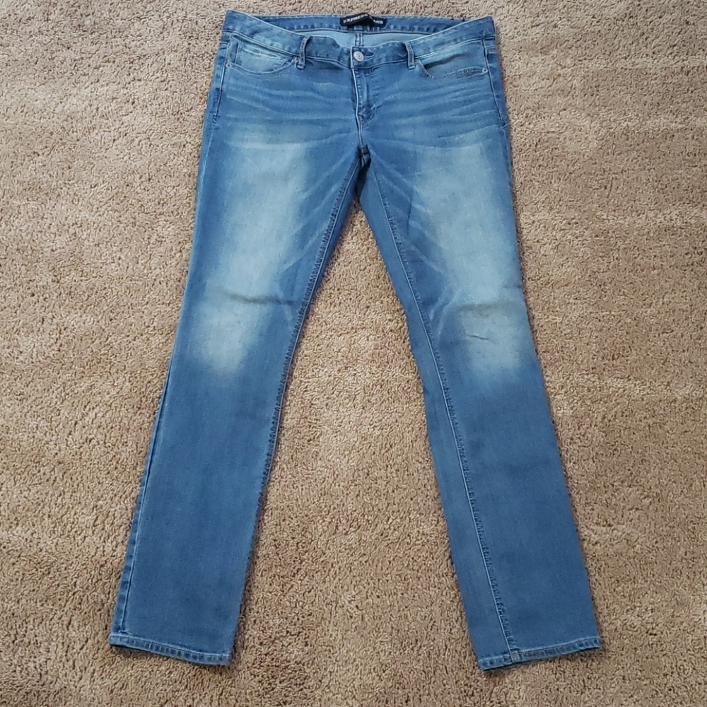 Low Rise Skinny Jeans-Long